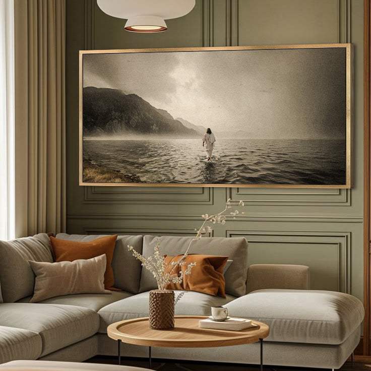 Walking On Water - Faith Wall Art V - Tailored Canvases - Flyclothing LLC