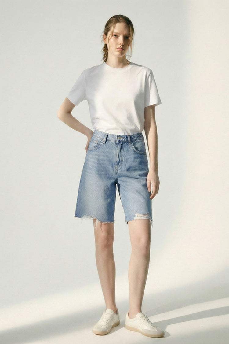 Coastal Breeze 90's Bermuda Shorts HJ807 - Hey Joanie - Flyclothing LLC