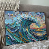 Golden Tide Wall Art - Tailored Canvases - Flyclothing LLC