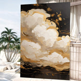 Auric Cloud Abstract Wall Art - Tailored Canvases - Flyclothing LLC