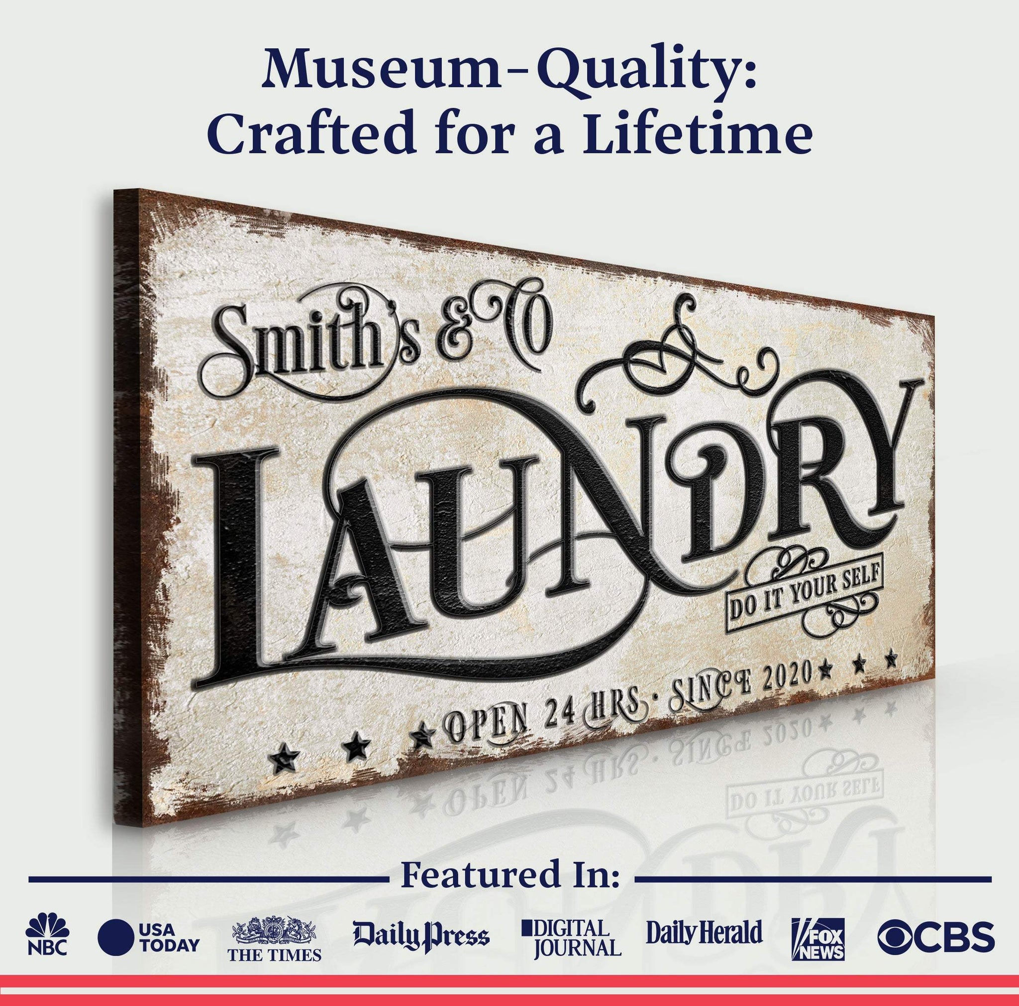 The Laundry Room Sign VI - Tailored Canvases - Flyclothing LLC