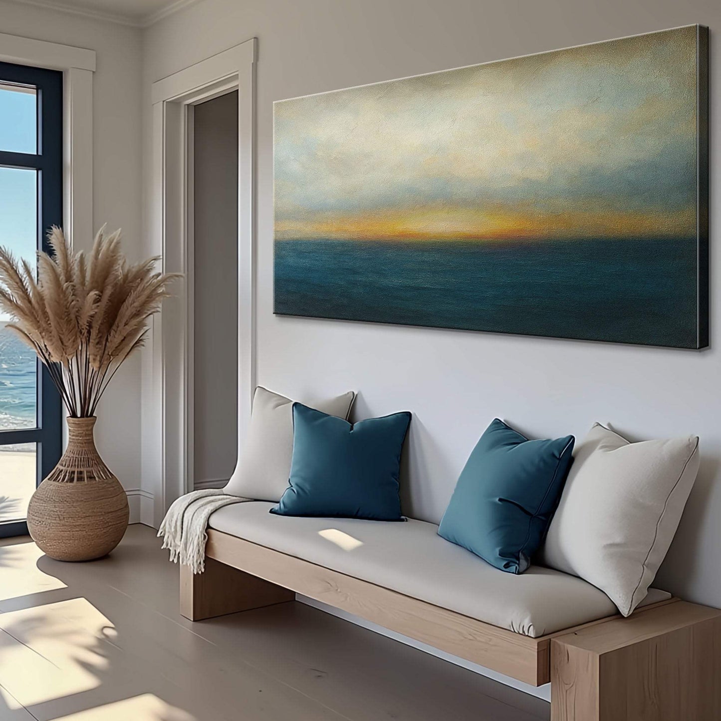 Waterscape Abstract Wall Art V - Tailored Canvases - Flyclothing LLC