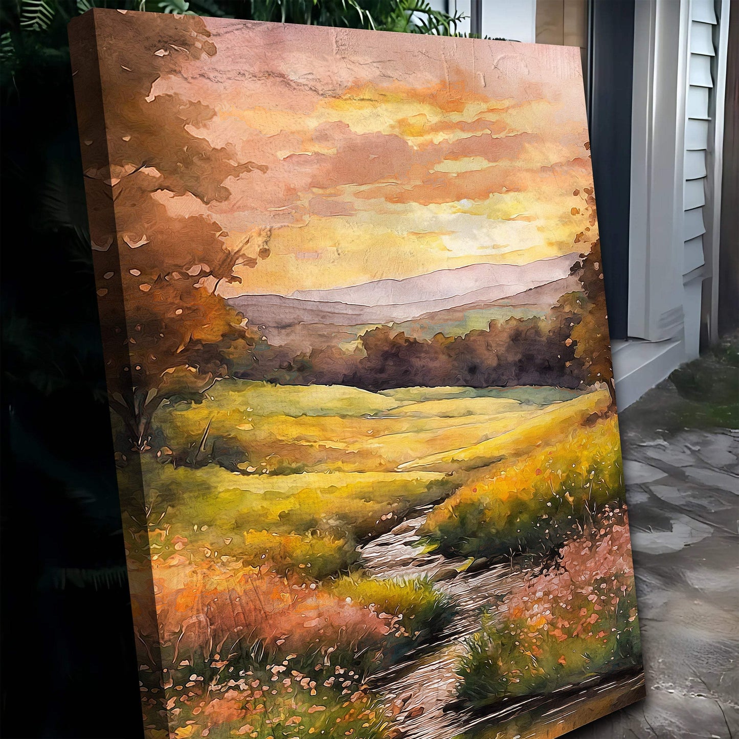Misty River Wall Art - Tailored Canvases - Flyclothing LLC