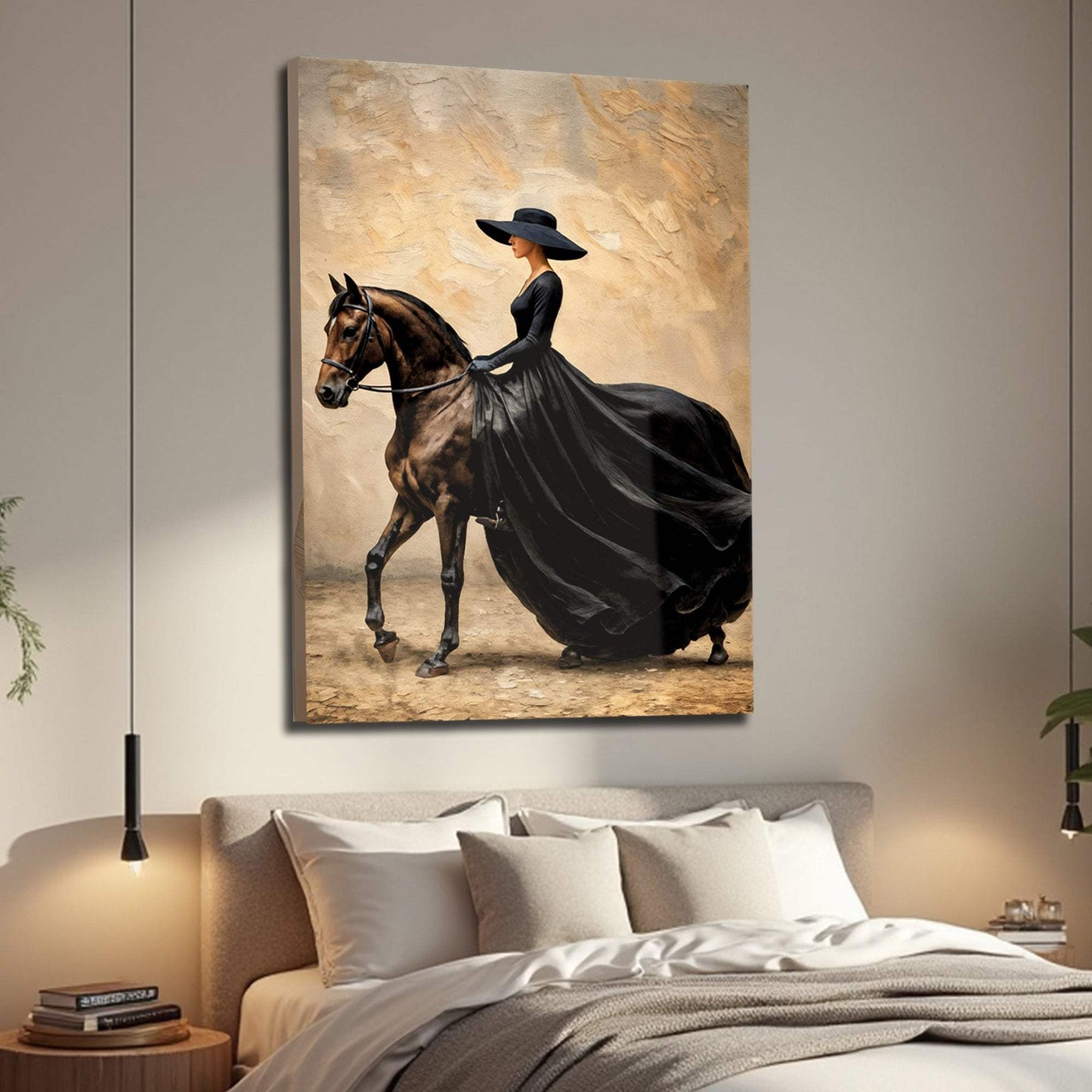 Elegant Equestrian Wall Art - Tailored Canvases - Flyclothing LLC
