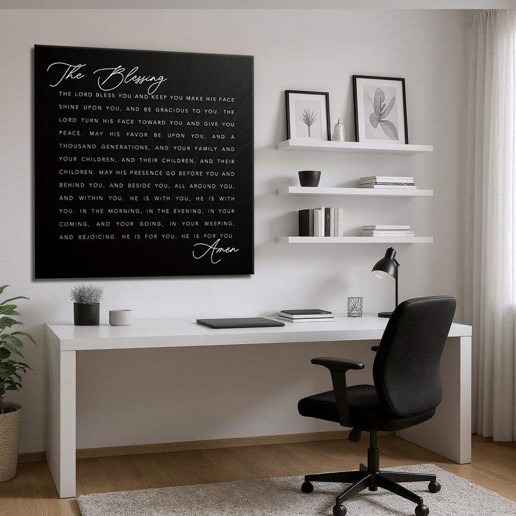 The Blessing Faith Sign III - Tailored Canvases - Flyclothing LLC