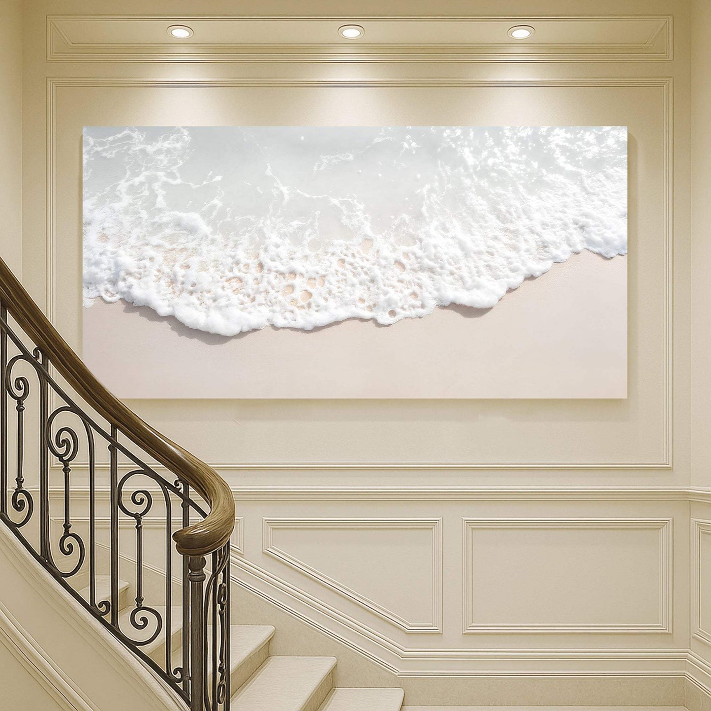 Sandy Waves Wall Art - Tailored Canvases - Flyclothing LLC