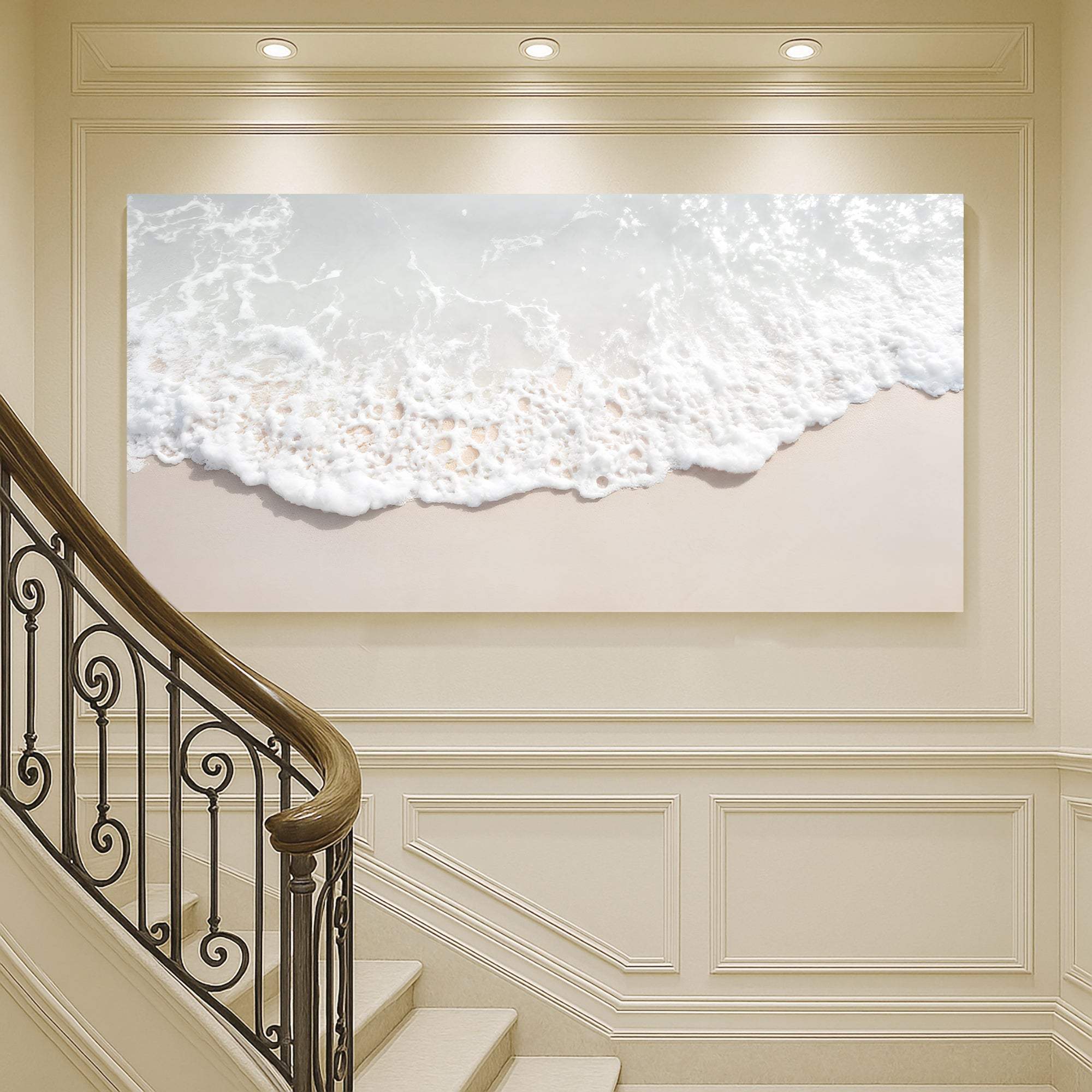 Sandy Waves Wall Art - Tailored Canvases - Flyclothing LLC