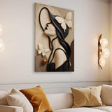 Woman's Delicate Lines Wall Art - Tailored Canvases - Flyclothing LLC