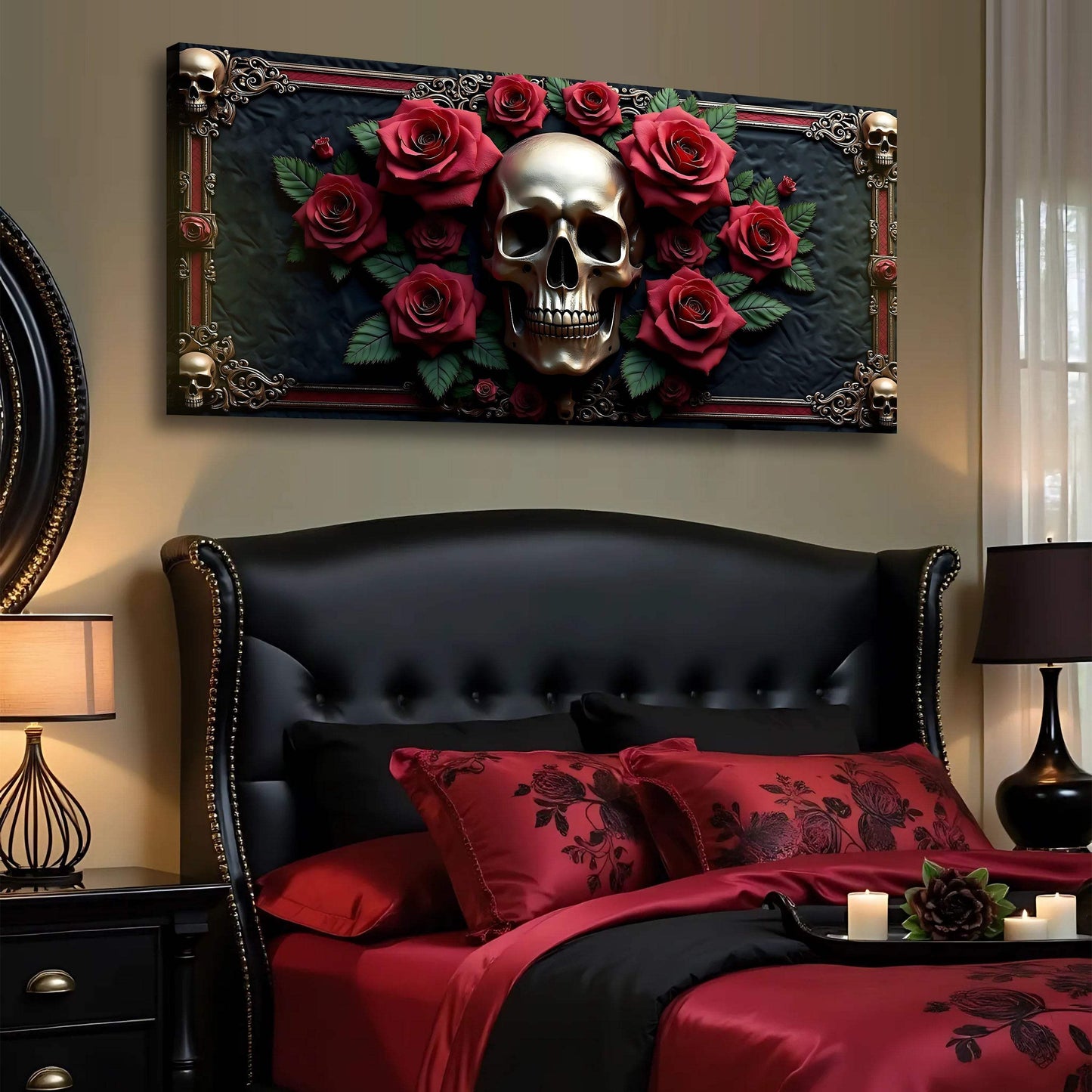 3D Vintage Skull Wall Art III - Tailored Canvases - Flyclothing LLC