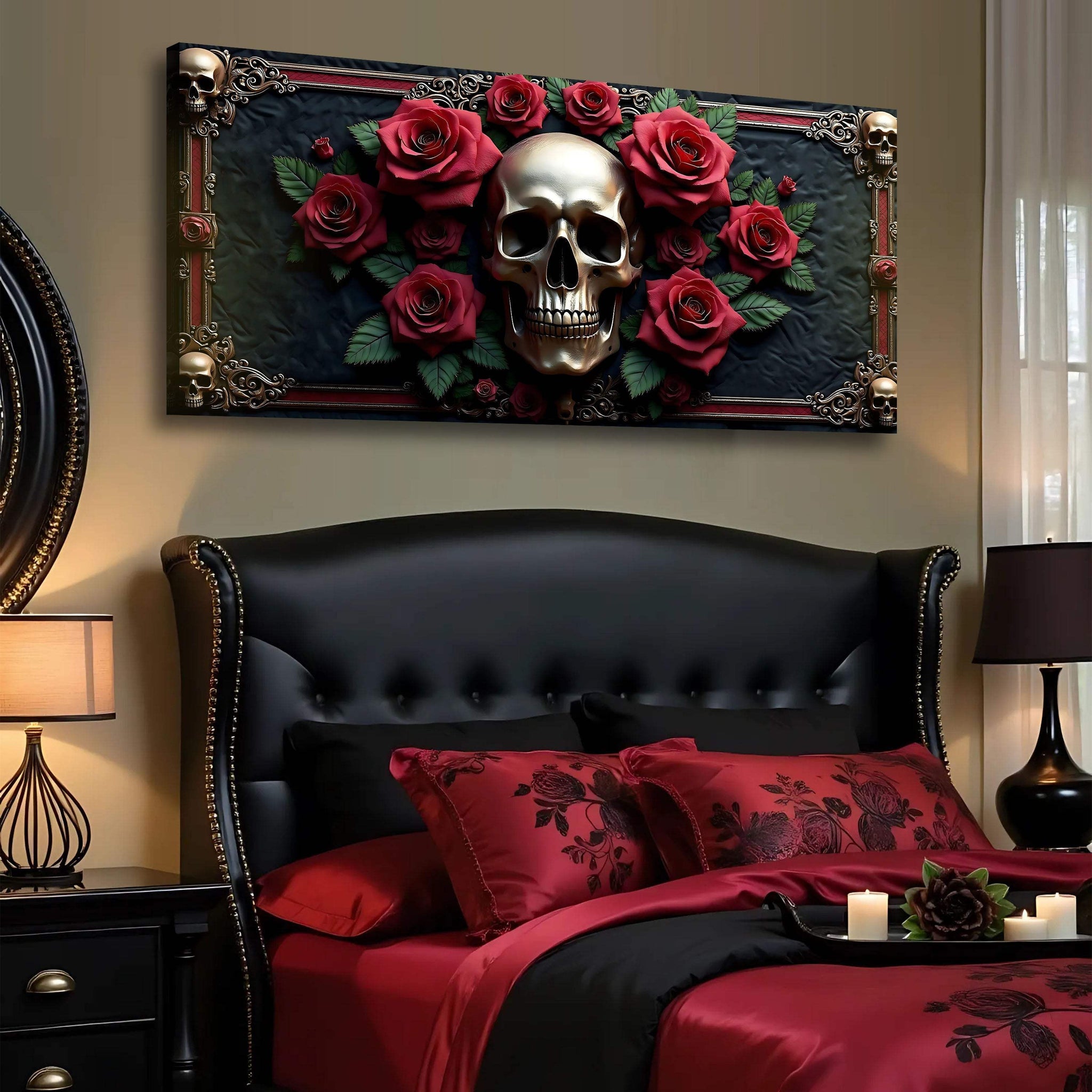 3D Vintage Skull Wall Art III - Tailored Canvases - Flyclothing LLC