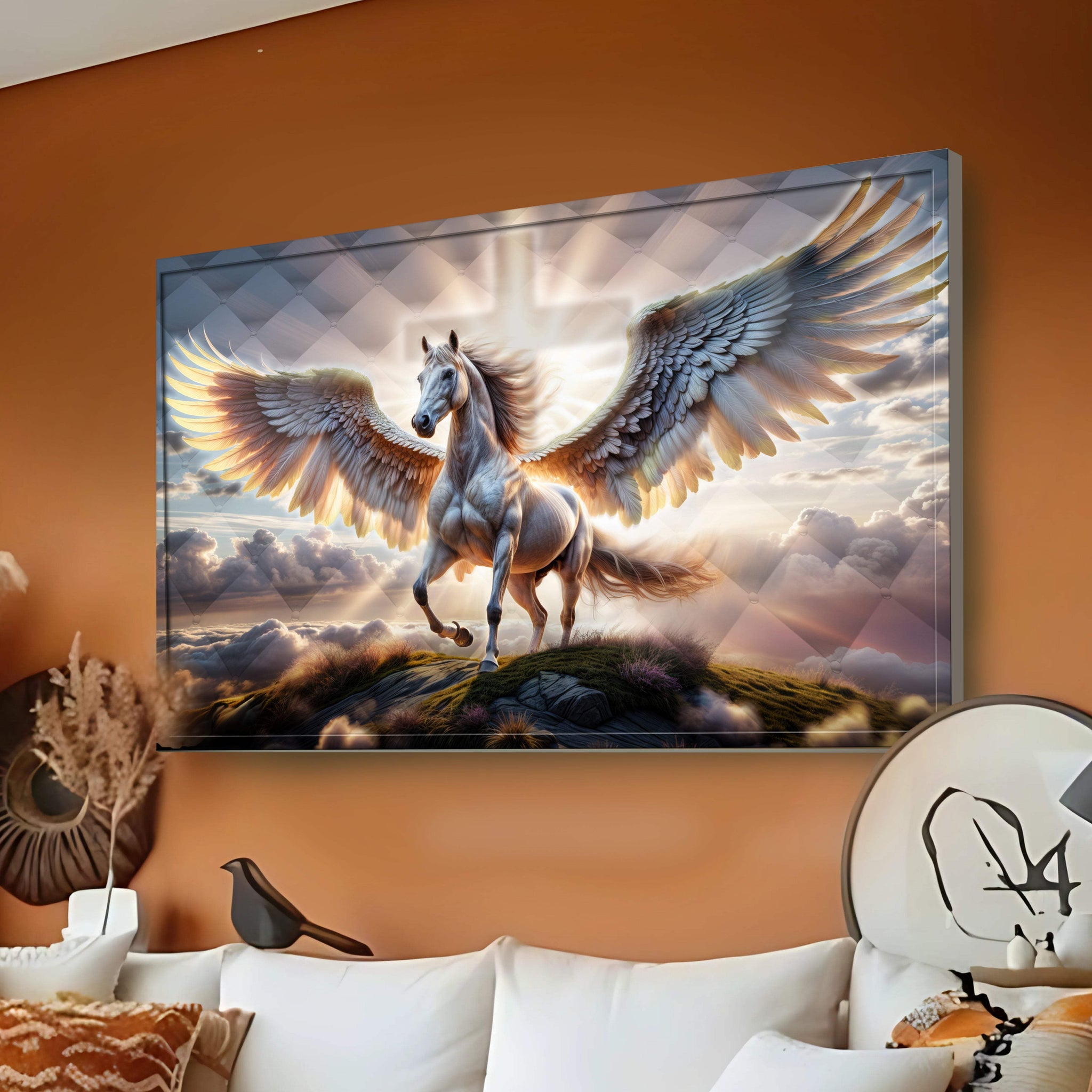 3D Horse Faith Wall Art VI - Tailored Canvases - Flyclothing LLC