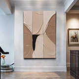 Neutral Abstract Boho Wall Art - Tailored Canvases - Flyclothing LLC
