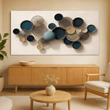 Lotus Leaf Abstract Wall Art - Tailored Canvases - Flyclothing LLC