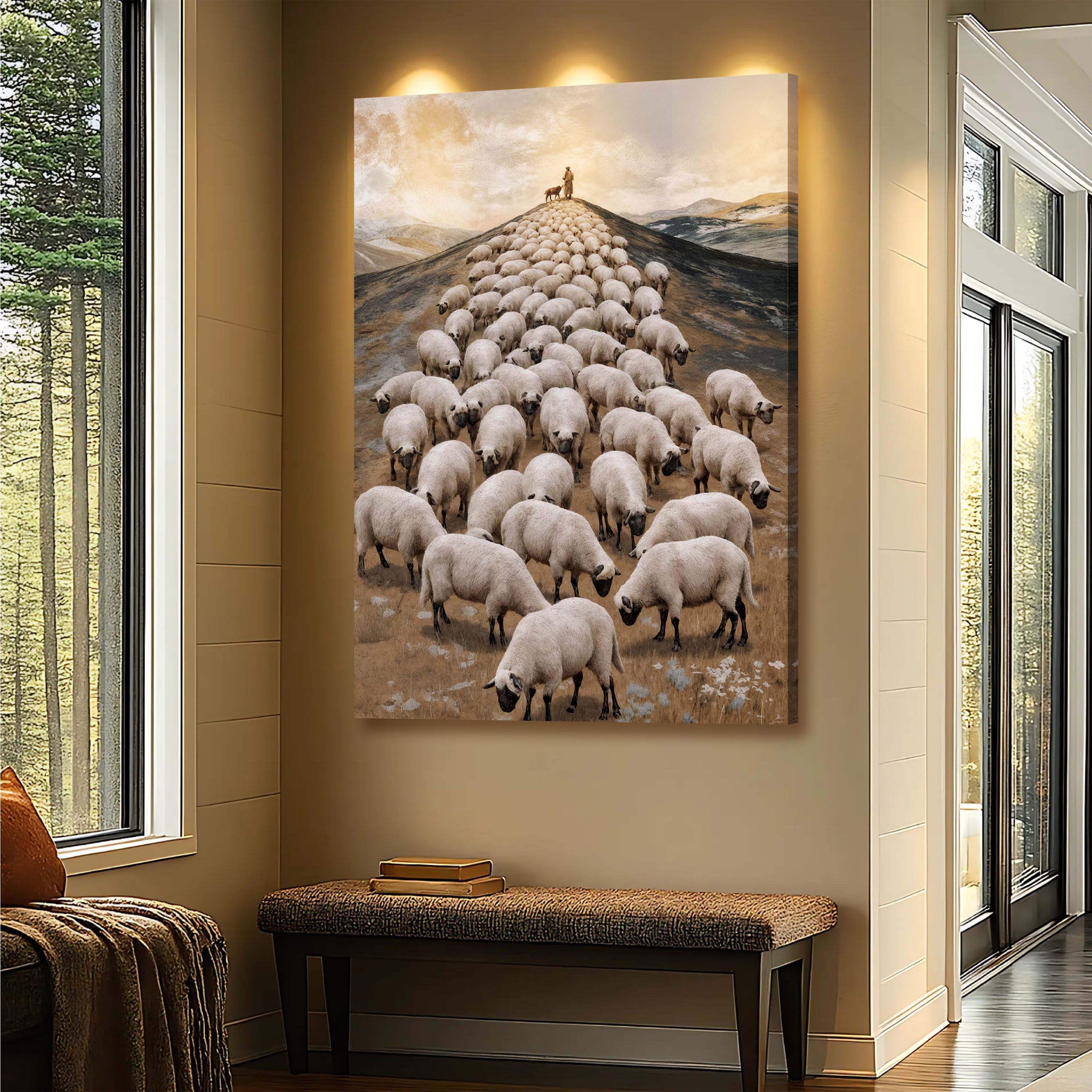 Parable Of The Lost Sheep Faith Wall Art II - Tailored Canvases - Flyclothing LLC