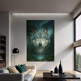 Wolf Northern Symphony Wall Art - Tailored Canvases - Flyclothing LLC
