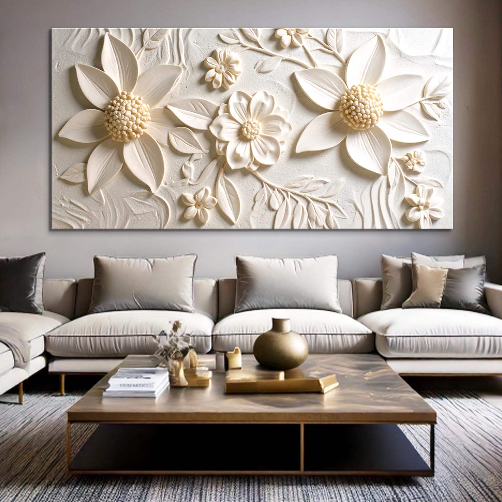 Floral Abstract Wall Art II - Tailored Canvases - Flyclothing LLC
