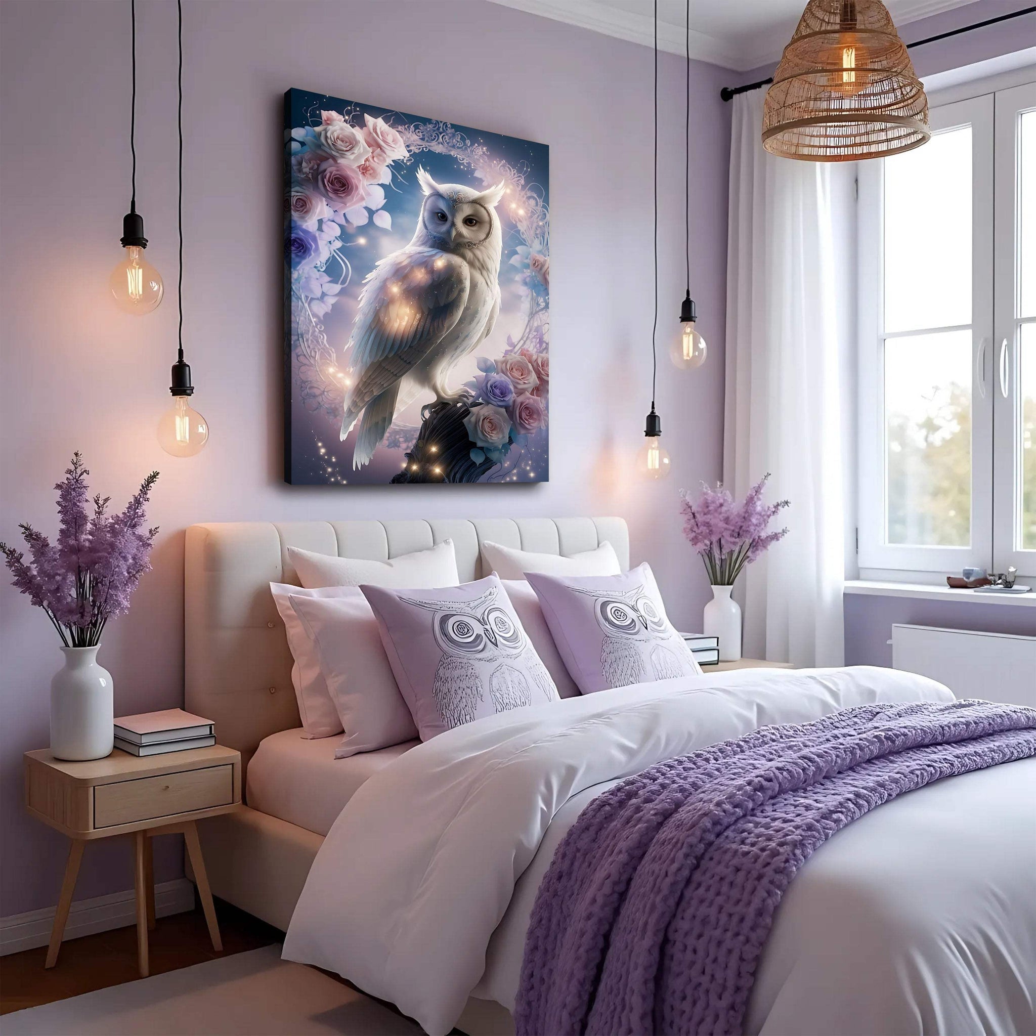 3D Owl Wall Art - Tailored Canvases - Flyclothing LLC