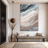 Earth Tone Swirls Wall Art - Tailored Canvases - Flyclothing LLC