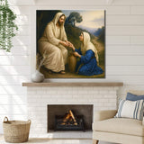 Samaritan at the Well Faith Wall Art - Tailored Canvases - Flyclothing LLC