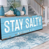 Stay Salty Coastal Sign IV - Tailored Canvases - Flyclothing LLC