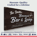 Basement Bar And Lounge Sign IV - Tailored Canvases - Flyclothing LLC