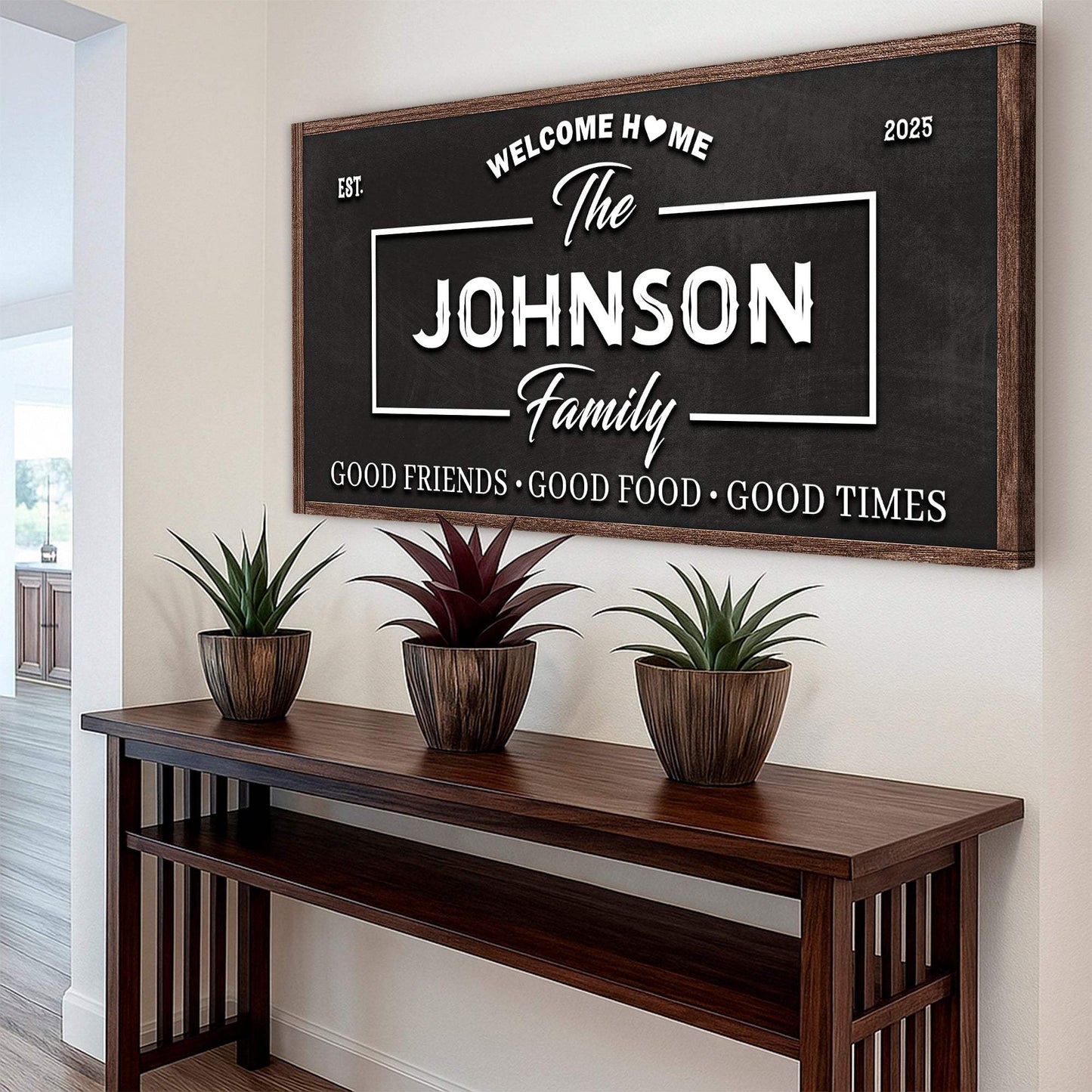 Welcome Home Wall Sign - Tailored Canvases - Flyclothing LLC