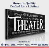 Theater Sign VII - Tailored Canvases - Flyclothing LLC