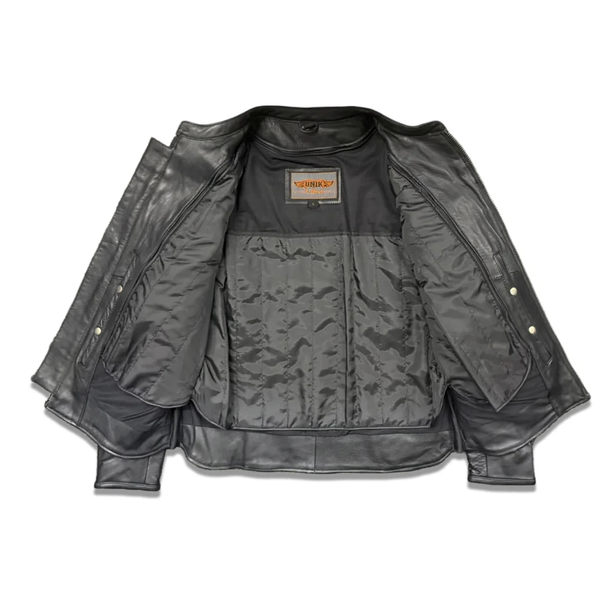 Thunder - Men's Ultra Leather Motorcycle Jacket - Unik Just for Bikers - Flyclothing LLC