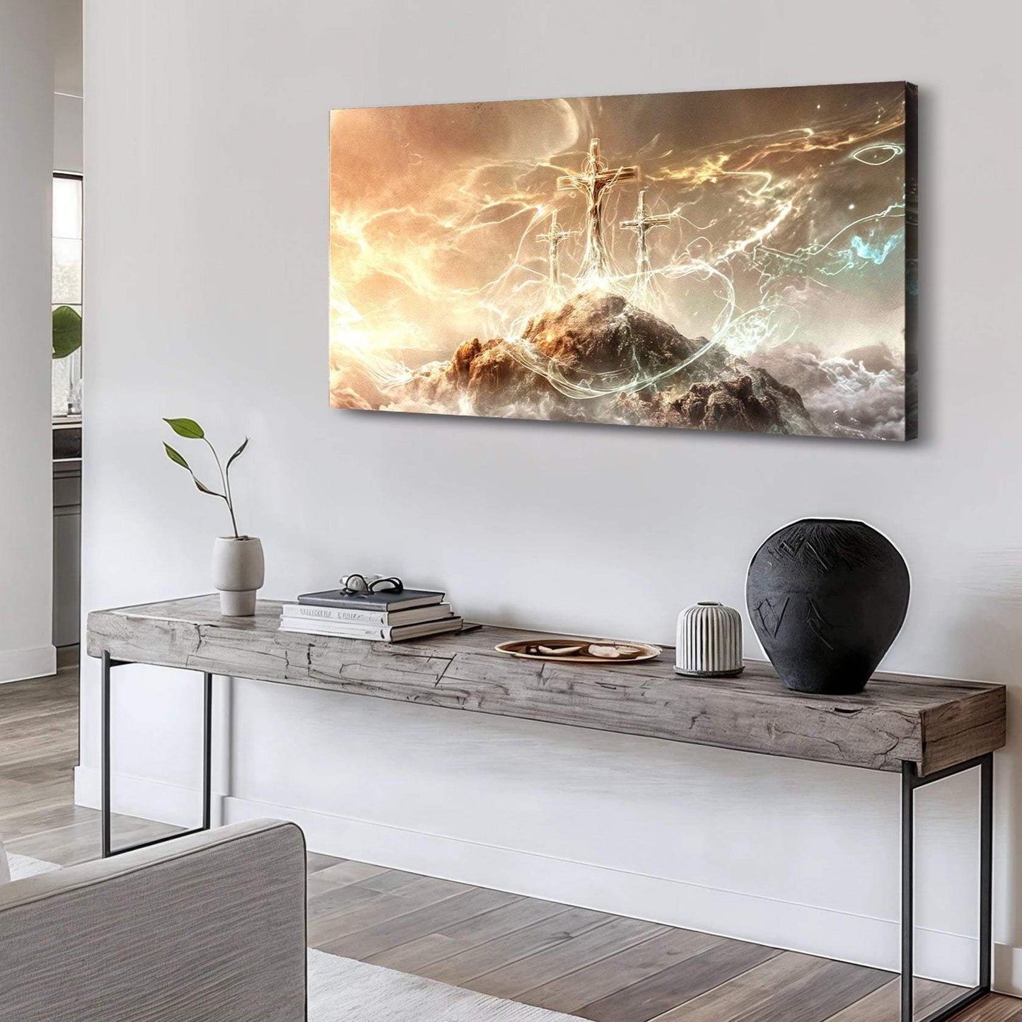 He Is Risen Faith Wall Art - Tailored Canvases - Flyclothing LLC