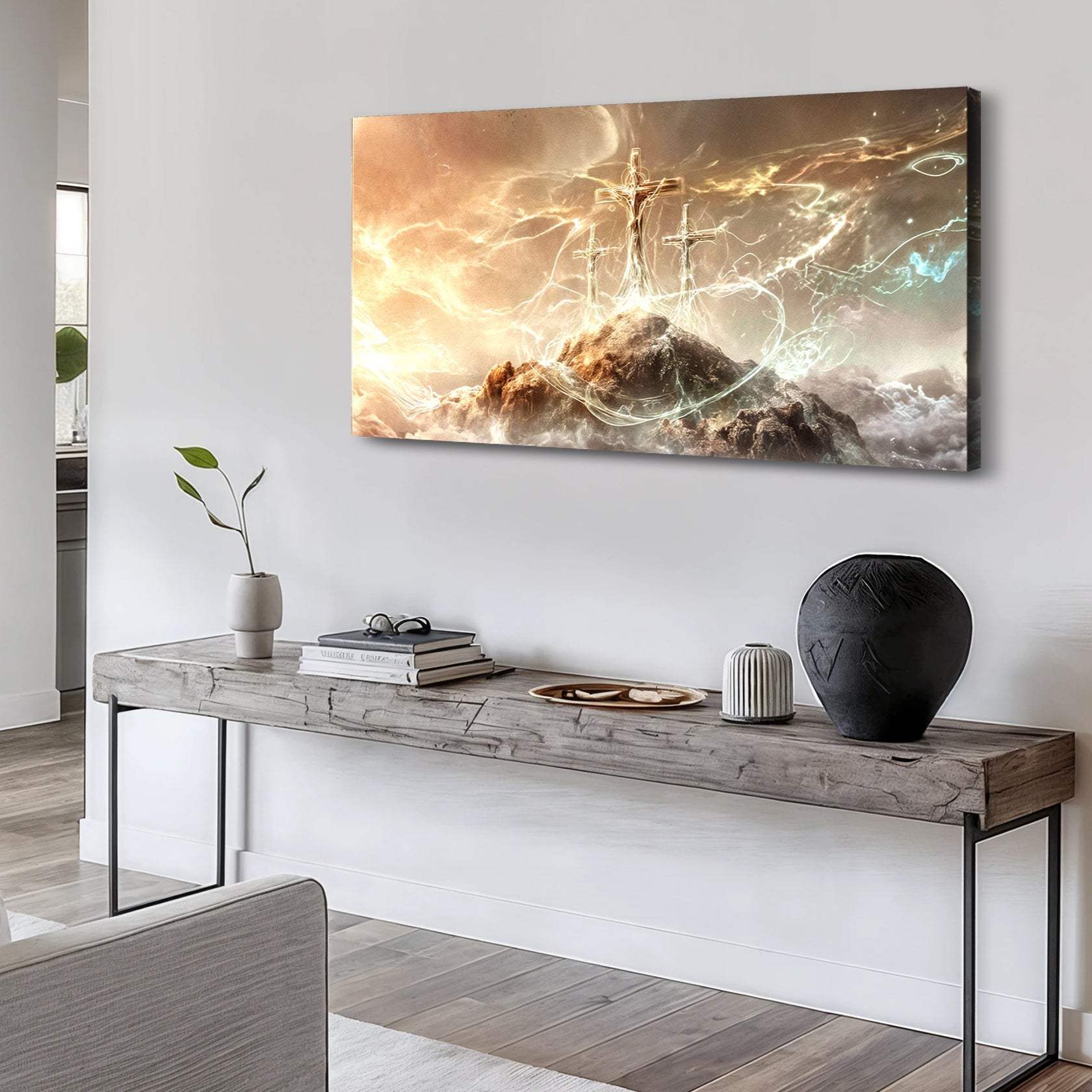 He Is Risen Faith Wall Art - Tailored Canvases - Flyclothing LLC