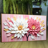 Blushing Blooms Pink Wall Art - Tailored Canvases - Flyclothing LLC