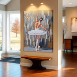 Modern Ballet Elegance Wall Art - Tailored Canvases - Flyclothing LLC