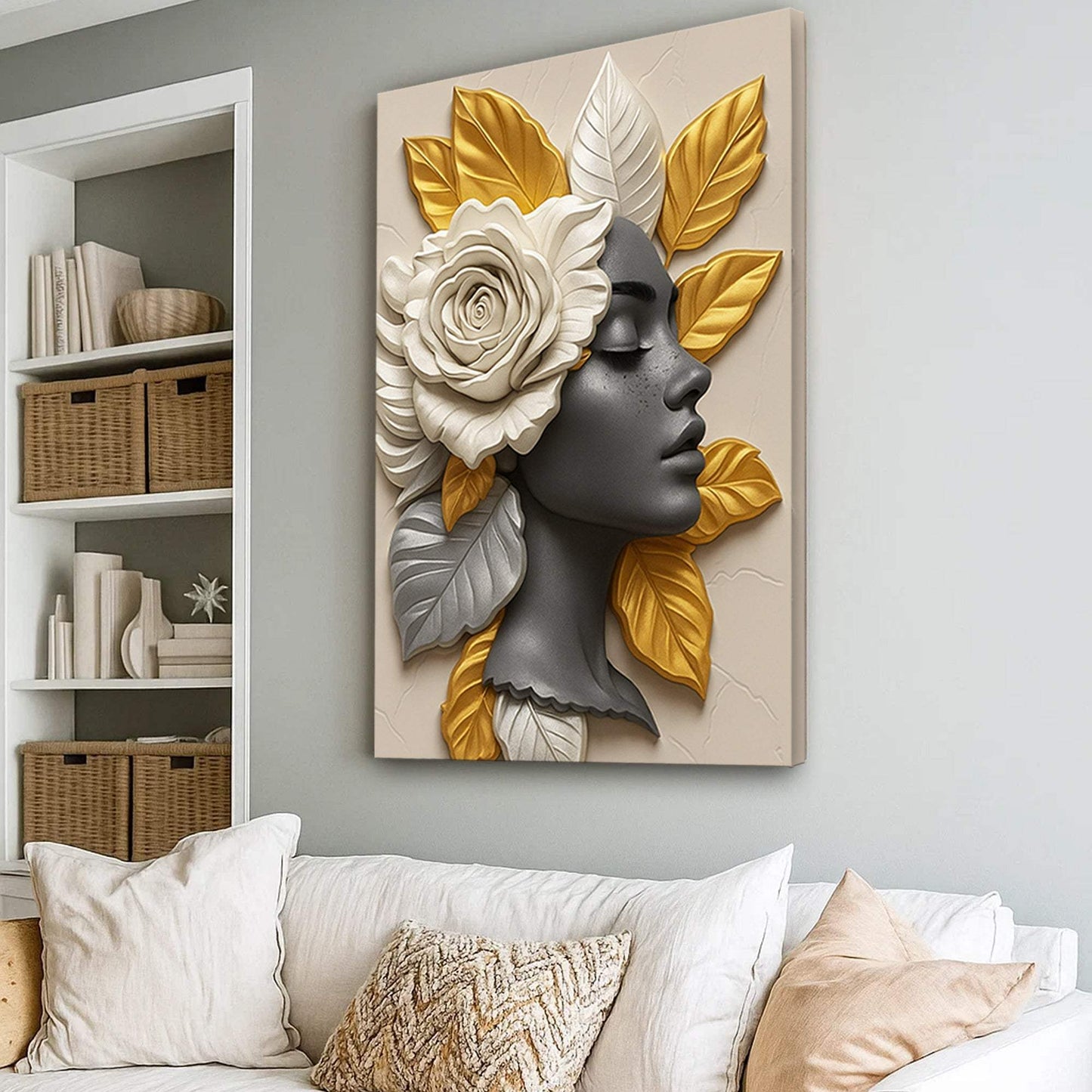 Floral Majesty Wall Art III - Tailored Canvases - Flyclothing LLC