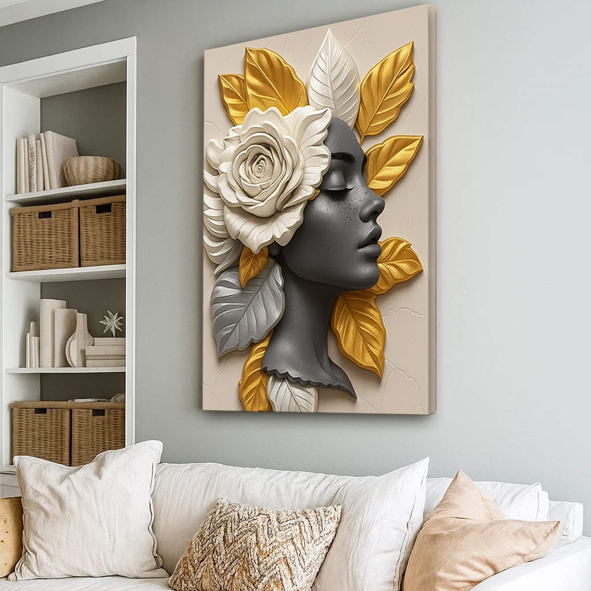 Floral Majesty Wall Art III - Tailored Canvases - Flyclothing LLC