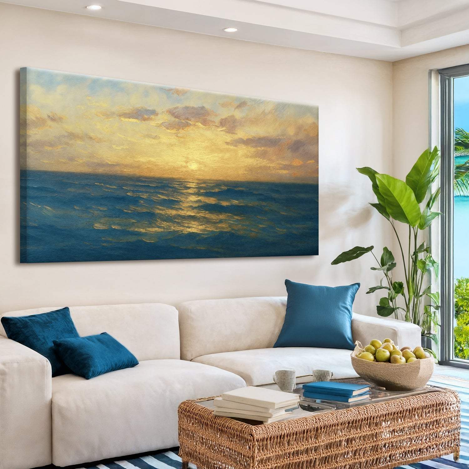 Waterscape Abstract Wall Art VII - Tailored Canvases - Flyclothing LLC