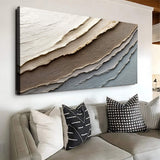 Abstract Earth Tones Wall Art - Tailored Canvases - Flyclothing LLC