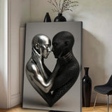 Eternal Love Figure Abstract Wall Art VIII - Tailored Canvases - Flyclothing LLC