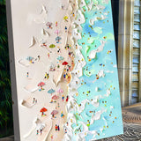 Beachfront Painting Coastal Wall Art - Tailored Canvases - Flyclothing LLC