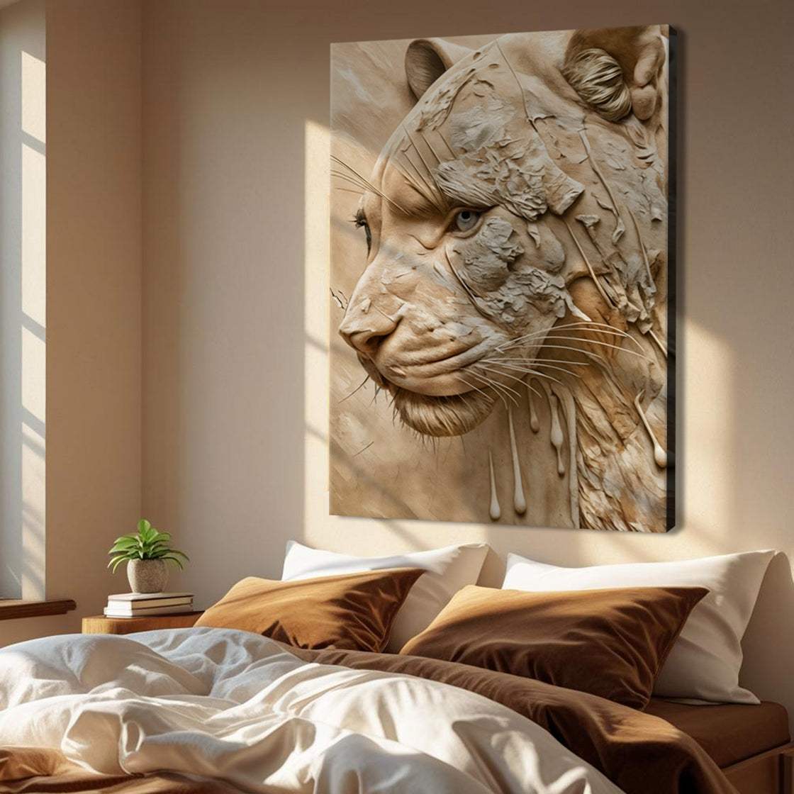 Earthen Predator Wall Art - Tailored Canvases - Flyclothing LLC