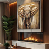 3D Elephant Wall Art - Tailored Canvases - Flyclothing LLC