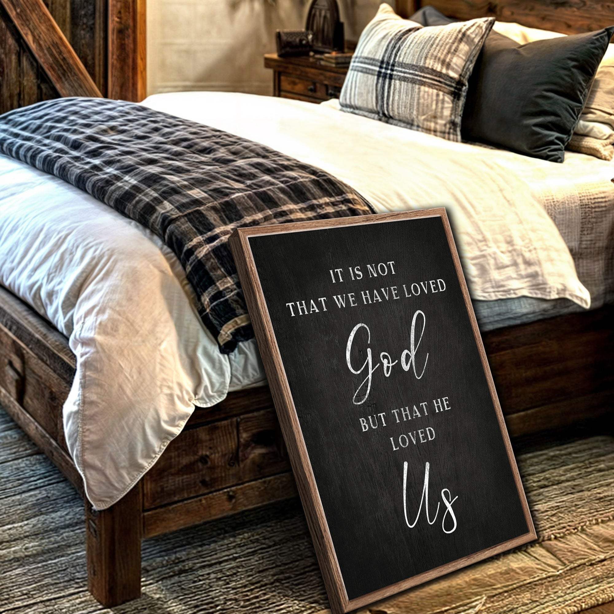 1 John 4:10 Faith Sign VI - Tailored Canvases - Flyclothing LLC