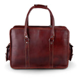 Morgan Leather Briefcase - Classy Leather Bags - Flyclothing LLC