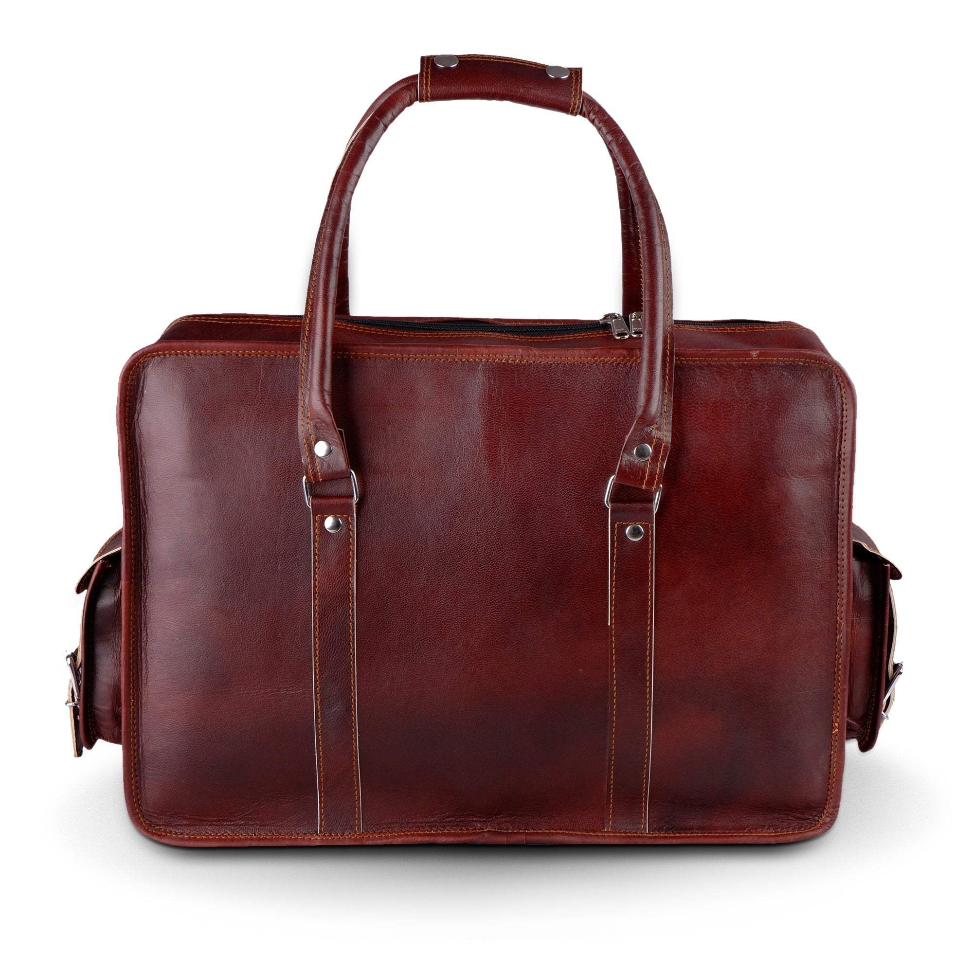 Morgan Leather Briefcase - Classy Leather Bags - Flyclothing LLC