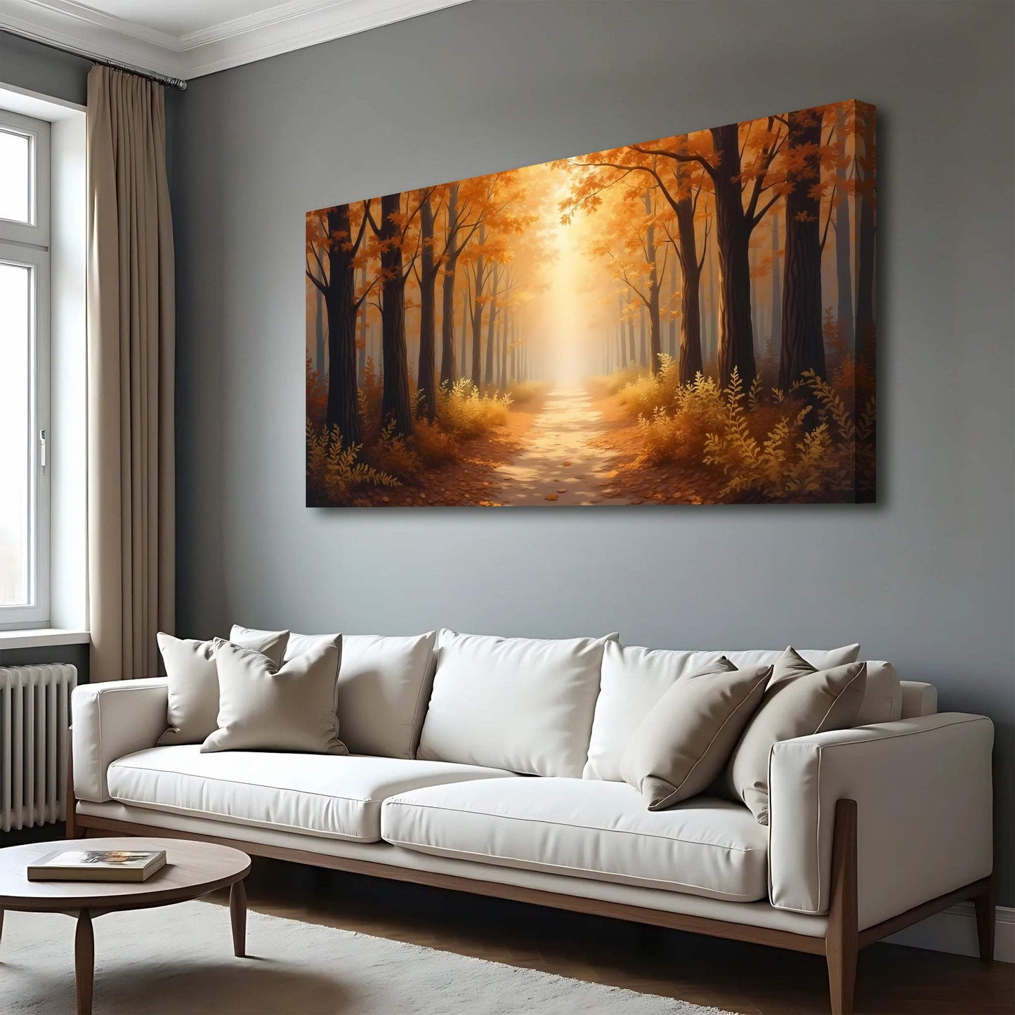 Abstract Forest Landscape Wall Art - Tailored Canvases - Flyclothing LLC