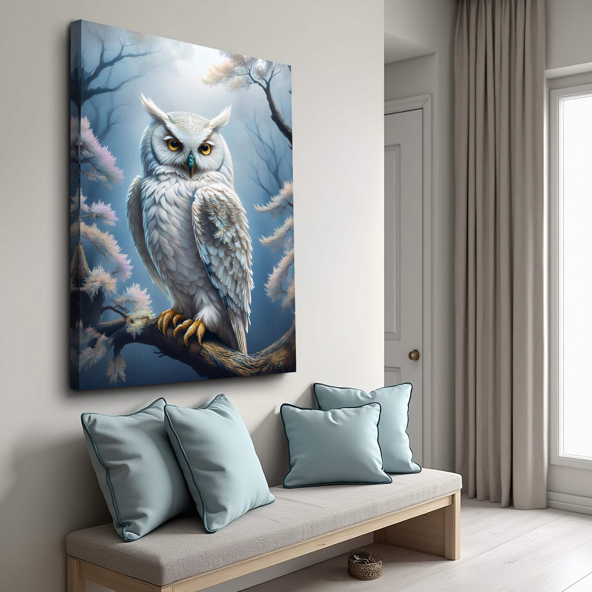 Owl Wall Art II - Tailored Canvases - Flyclothing LLC