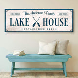 Personalized Lake House Sign IV - Tailored Canvases - Flyclothing LLC