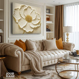 Modern Abstract Flower Wall Art - Tailored Canvases - Flyclothing LLC