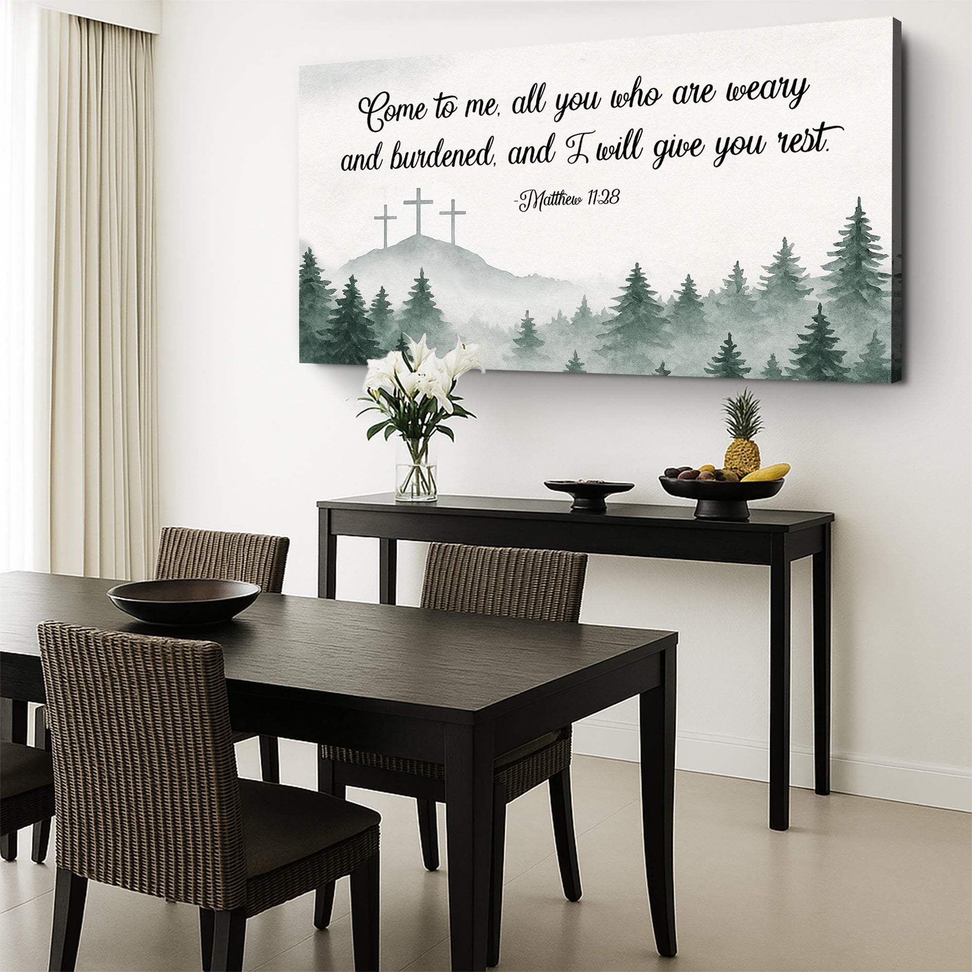Come To Me - Matthew 11:28 Faith Sign II - Tailored Canvases - Flyclothing LLC