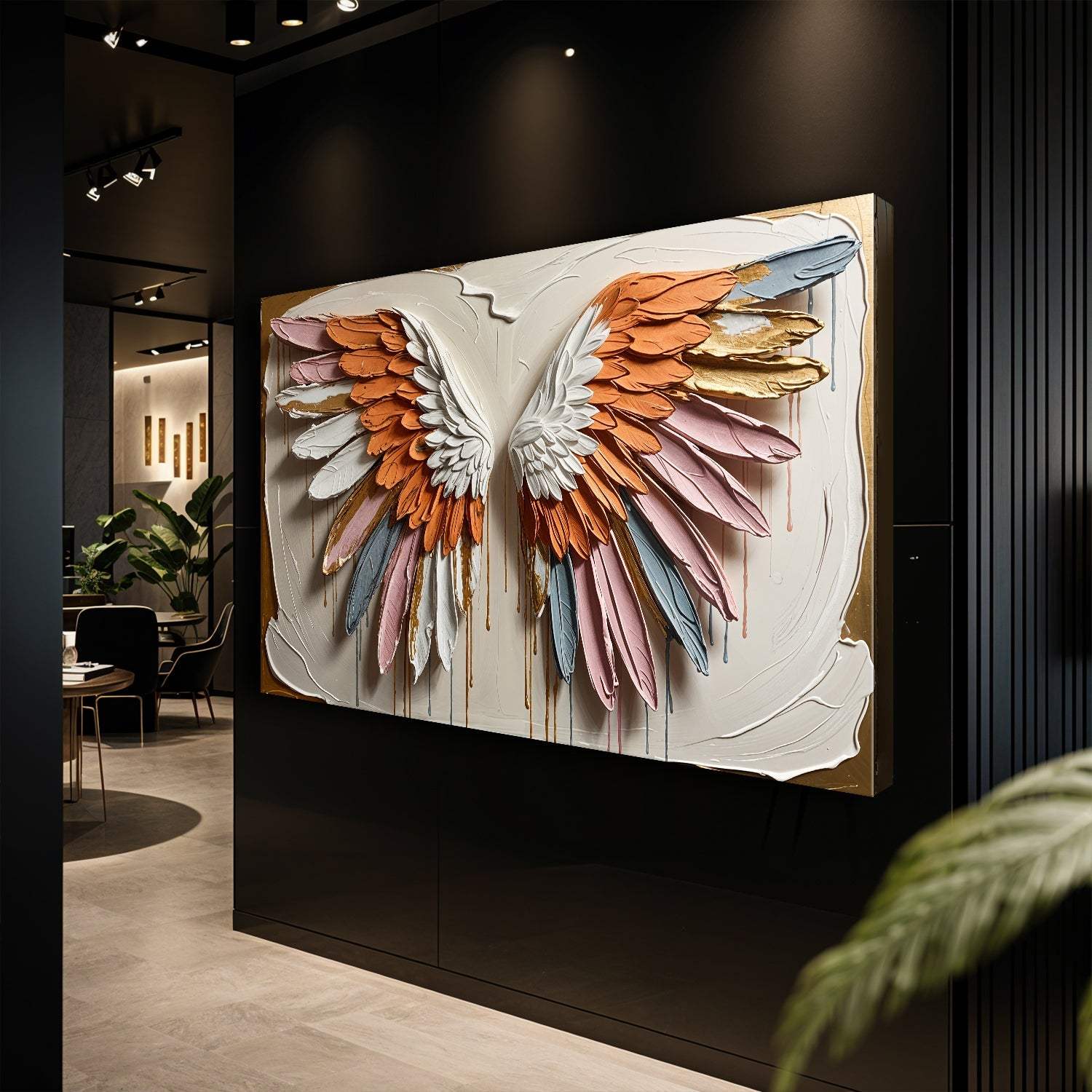 Angelic Wings Wall Art - Tailored Canvases - Flyclothing LLC