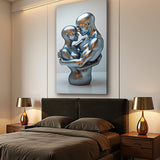 Eternal Love Figure Abstract Wall Art II - Tailored Canvases - Flyclothing LLC